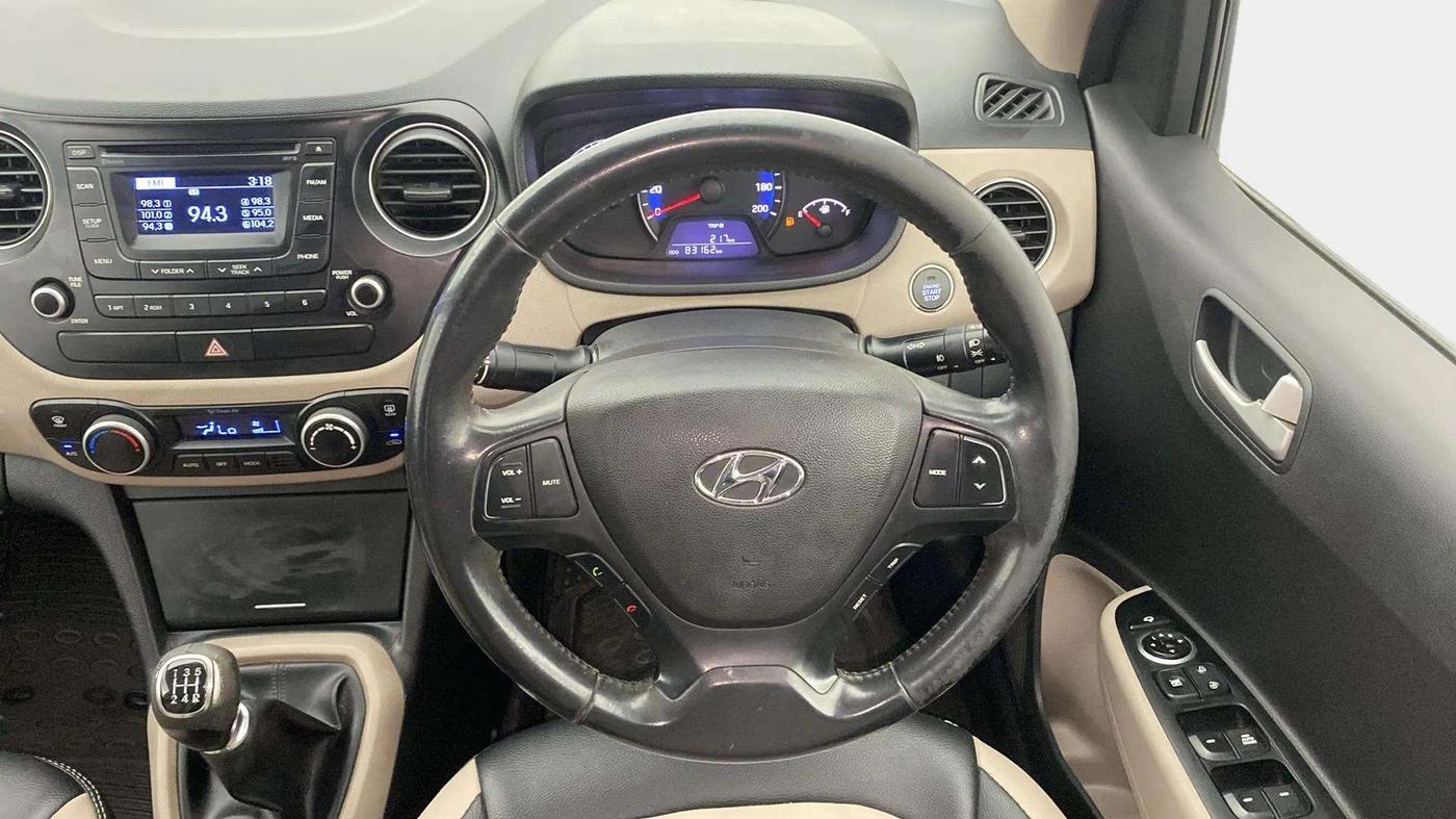 2014 Hyundai Xcent SX 1.2, Petrol, Manual, 83,140 km, Steering Wheel Close Up
