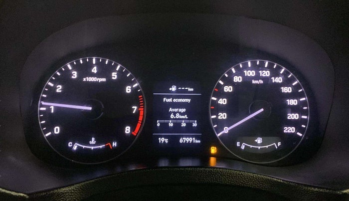 2018 Hyundai Creta SX (O) 1.6 PETROL, Petrol, Manual, 68,395 km, Odometer Image