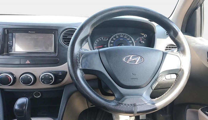 2017 Hyundai Grand i10 MAGNA AT 1.2 KAPPA VTVT, Petrol, Automatic, 59,502 km, Steering Wheel Close Up