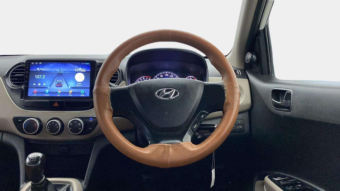 2017 Hyundai Grand i10 MAGNA 1.2 KAPPA VTVT, Petrol, Manual, 97,229 km, Steering Wheel Close Up