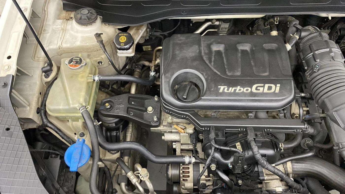 2019 Hyundai VENUE SX PLUS 1.0 TURBO DCT DUAL TONE, Petrol, Automatic, 95,459 km, Engine View - Right