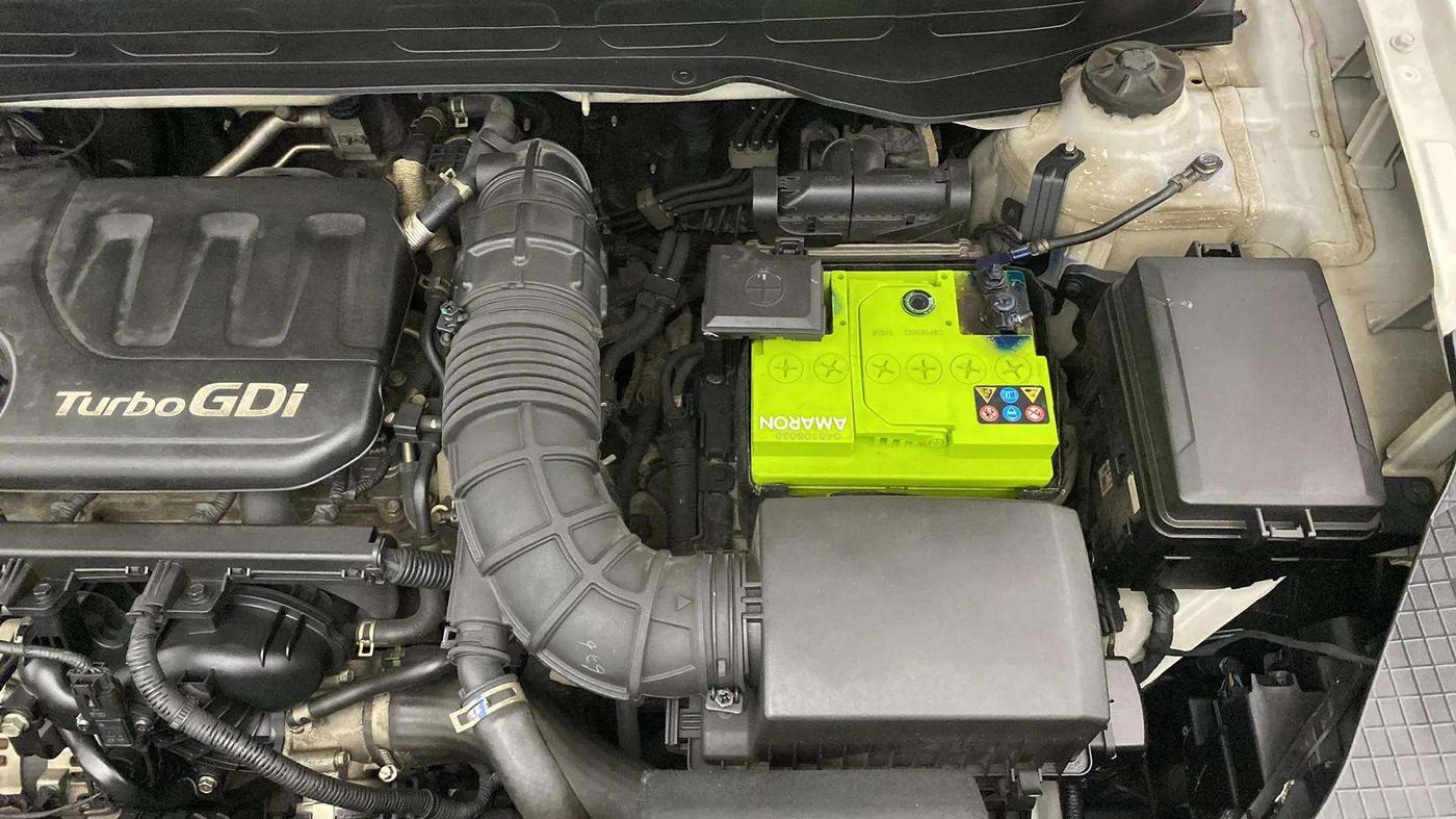 2019 Hyundai VENUE SX PLUS 1.0 TURBO DCT DUAL TONE, Petrol, Automatic, 95,459 km, Engine View - Left