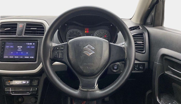 2021 Maruti Vitara Brezza VXI, Petrol, Manual, 92,852 km, Steering Wheel Close Up