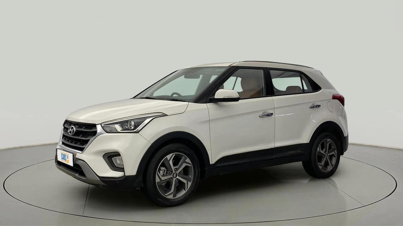 2018 Hyundai Creta SX AT 1.6 PETROL, Petrol, Automatic, 96,161 km, Left Front Diagonal