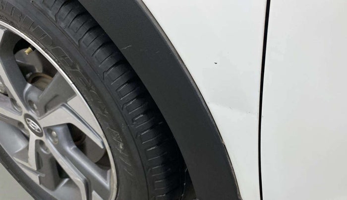 2018 Hyundai Creta SX AT 1.6 PETROL, Petrol, Automatic, 96,161 km, Left fender - Slightly dented