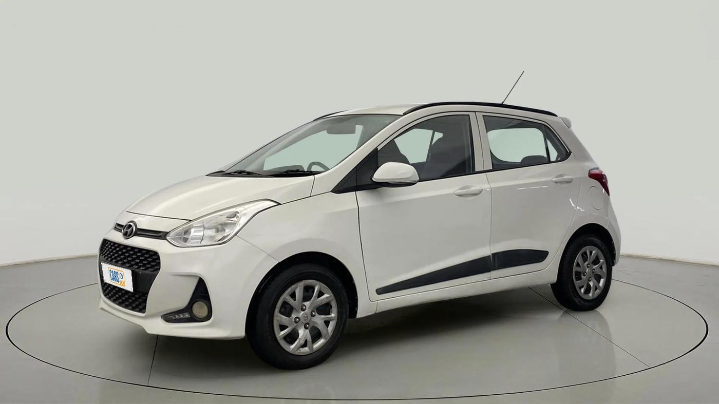 2018 Hyundai Grand i10 SPORTZ 1.2 KAPPA VTVT, Petrol, Manual, 54,804 km, Left Front Diagonal