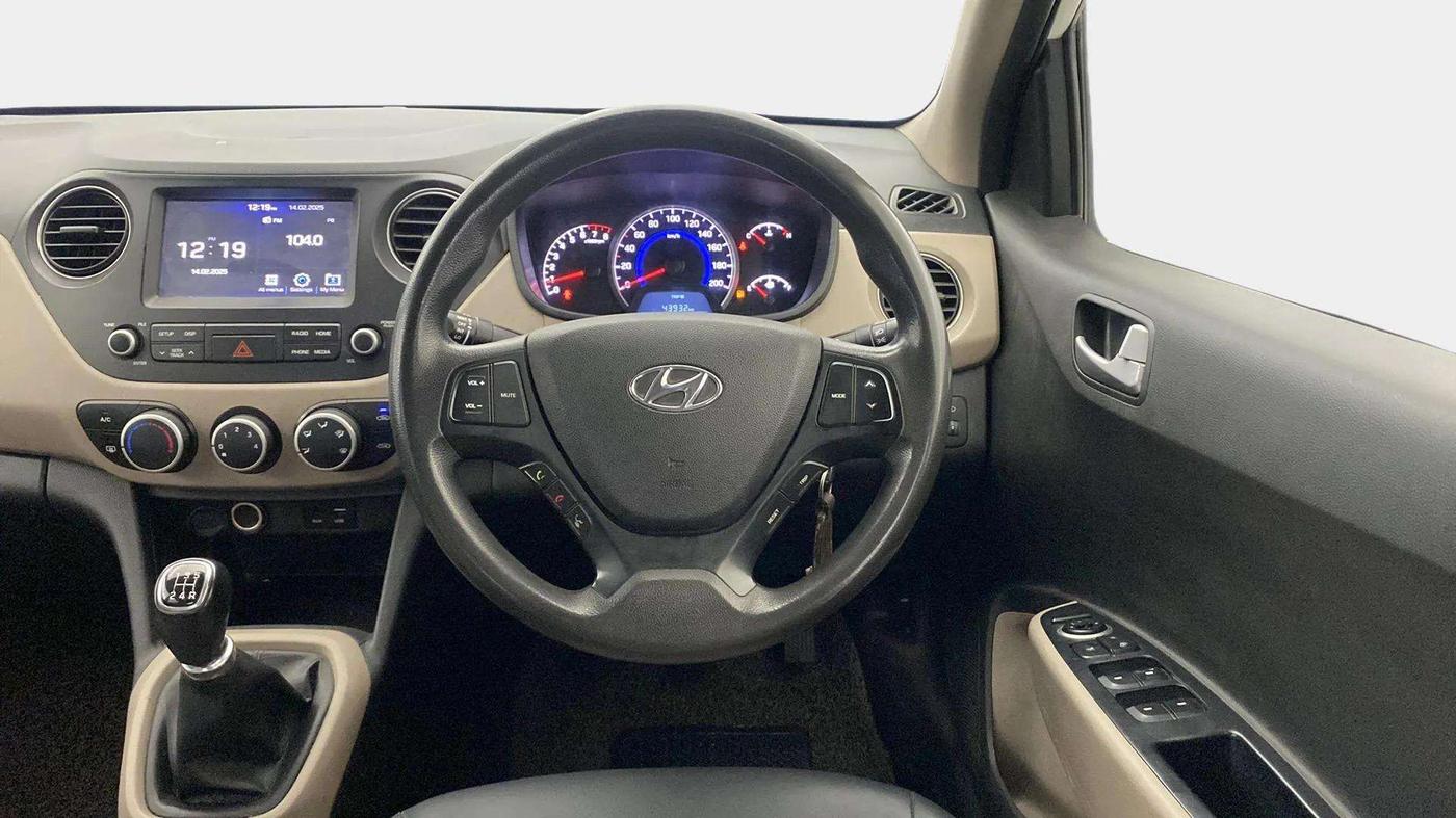 2018 Hyundai Grand i10 SPORTZ 1.2 KAPPA VTVT, Petrol, Manual, 54,804 km, Steering Wheel Close Up