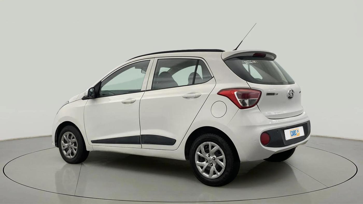 2018 Hyundai Grand i10 SPORTZ 1.2 KAPPA VTVT, Petrol, Manual, 54,804 km, Left Back Diagonal