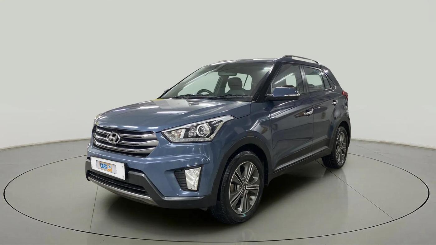 2017 Hyundai Creta SX PLUS AT 1.6 PETROL, Petrol, Automatic, 66,224 km, Left Front Diagonal