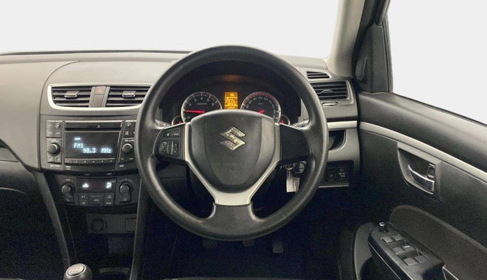 2013 Maruti Swift ZXI, Petrol, Manual, 50,456 km, Steering Wheel Close Up