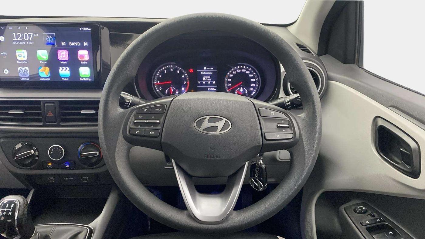 2023 Hyundai GRAND I10 NIOS MAGNA 1.2 KAPPA VTVT, Petrol, Manual, 31,436 km, Steering Wheel Close Up