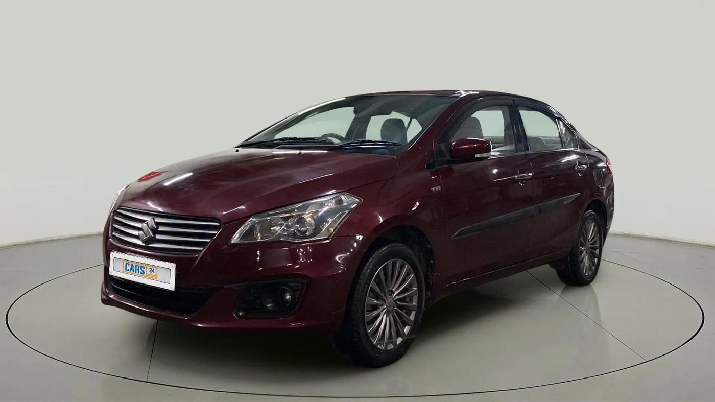 2017 Maruti Ciaz ALPHA  AT 1.4  PETROL, Petrol, Automatic, 51,911 km, Left Front Diagonal