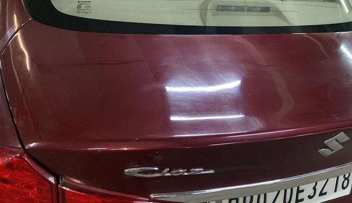 2017 Maruti Ciaz ALPHA  AT 1.4  PETROL, Petrol, Automatic, 51,864 km, Dicky (Boot door) - Minor scratches