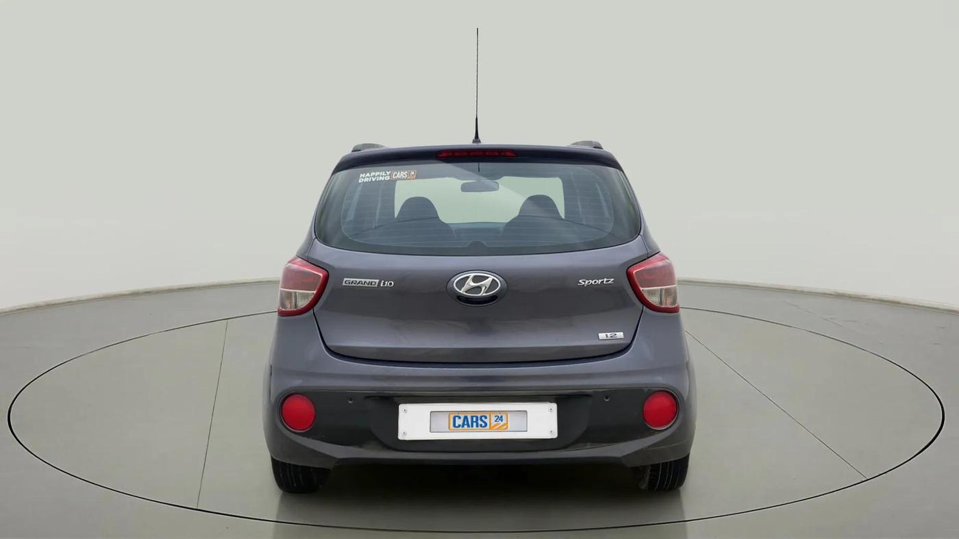 2017 Hyundai Grand i10 SPORTZ (O) 1.2 KAPPA VTVT, Petrol, Manual, 96,178 km, Back/Rear