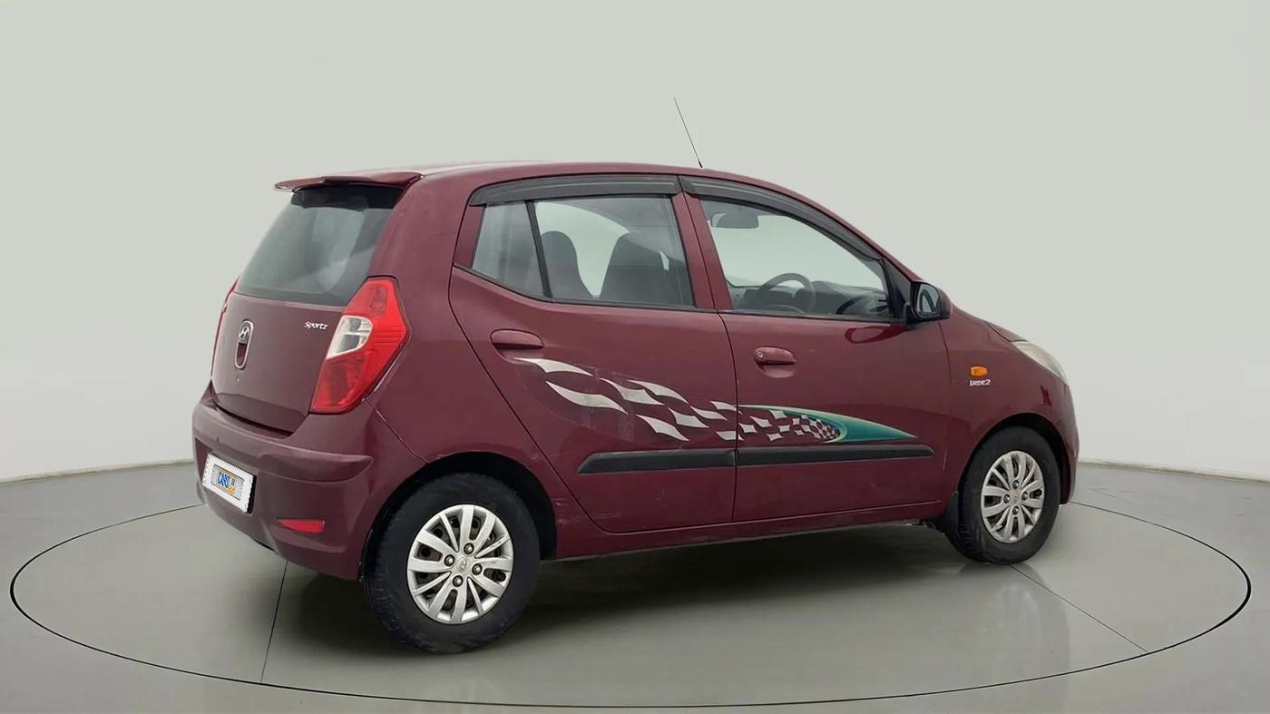 2015 Hyundai i10 SPORTZ 1.1, Petrol, Manual, 62,266 km, Right Back Diagonal