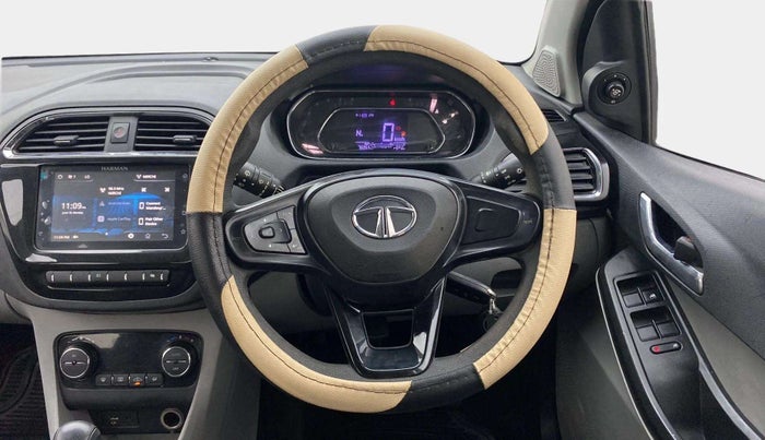 2021 Tata Tiago XZA PLUS PETROL, Petrol, Automatic, 76,076 km, Steering Wheel Close Up