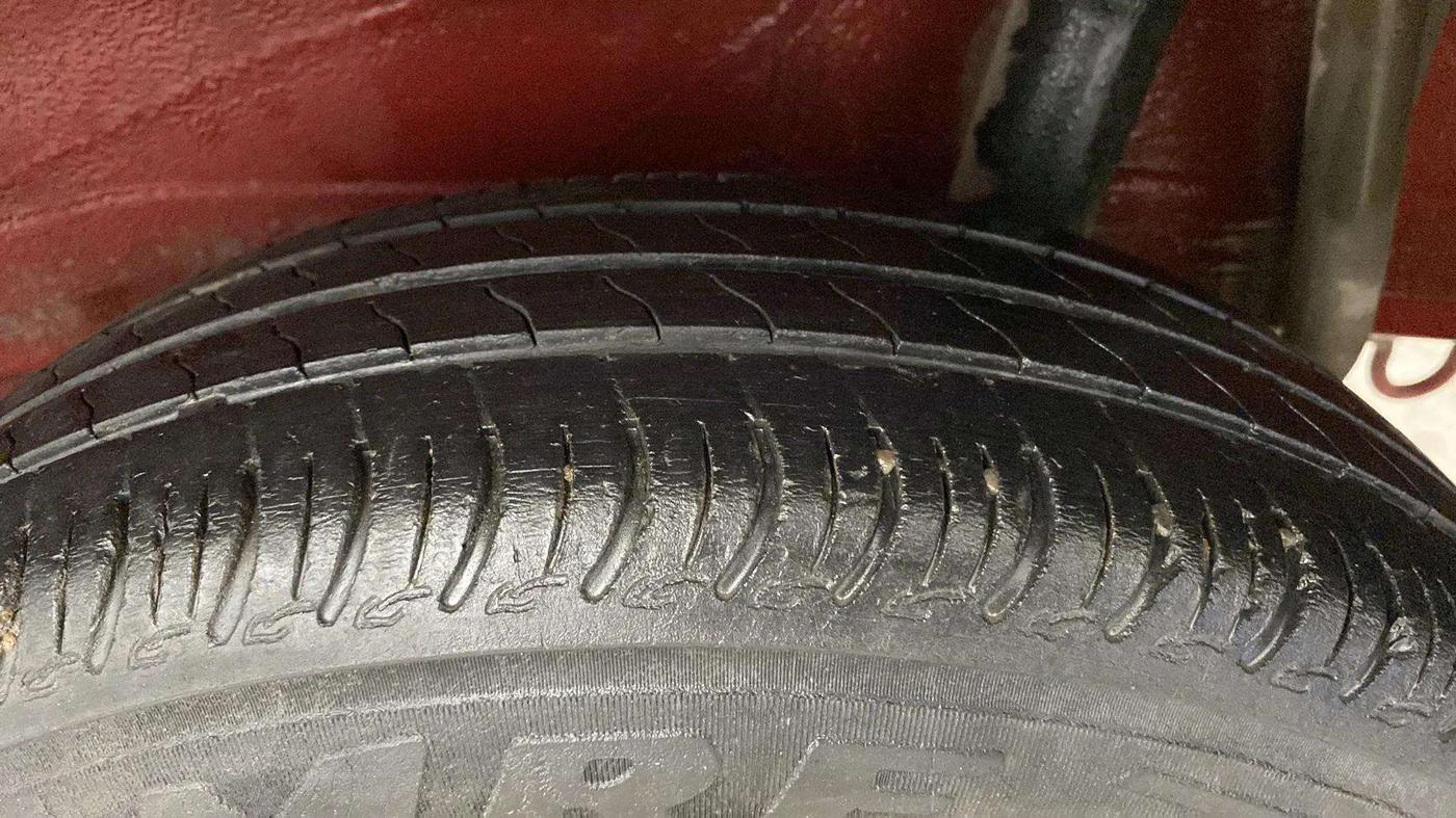 2021 Maruti S PRESSO VXI CNG, CNG, Manual, 67,127 km, Left Rear Tyre Tread