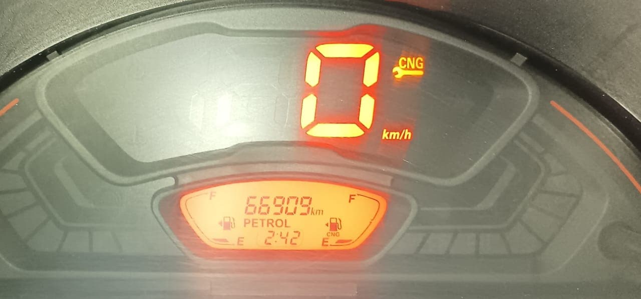 2021 Maruti S PRESSO VXI CNG, CNG, Manual, 67,127 km, Odometer Image