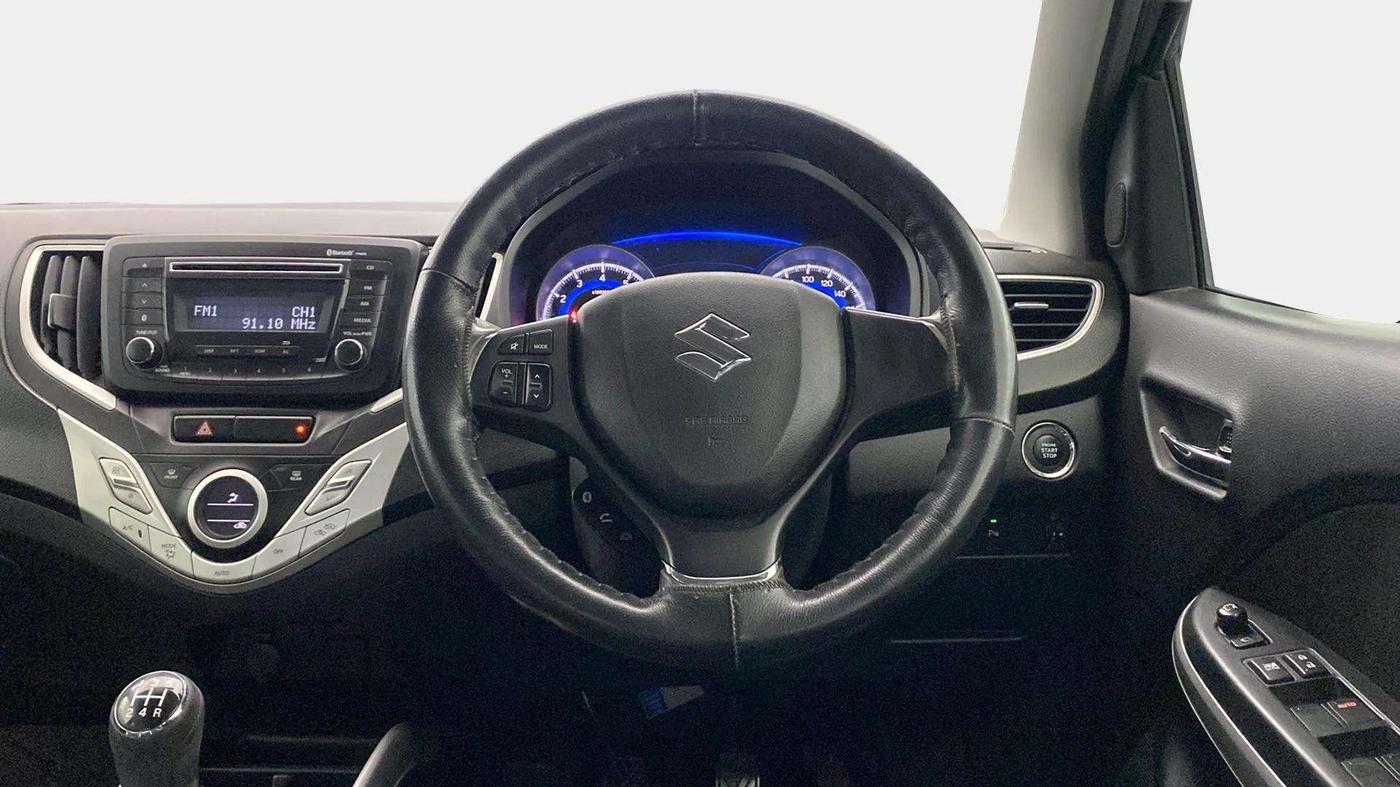 2017 Maruti Baleno ZETA PETROL 1.2, Petrol, Manual, 22,079 km, Steering Wheel Close Up