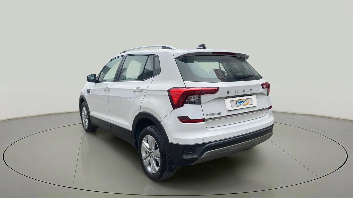 2021 Skoda KUSHAQ AMBITION 1.0L TSI AT, Petrol, Automatic, 35,569 km, Left Back Diagonal