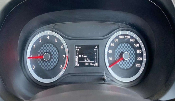 2022 Hyundai AURA S 1.2 CNG, CNG, Manual, 58,206 km, Odometer Image