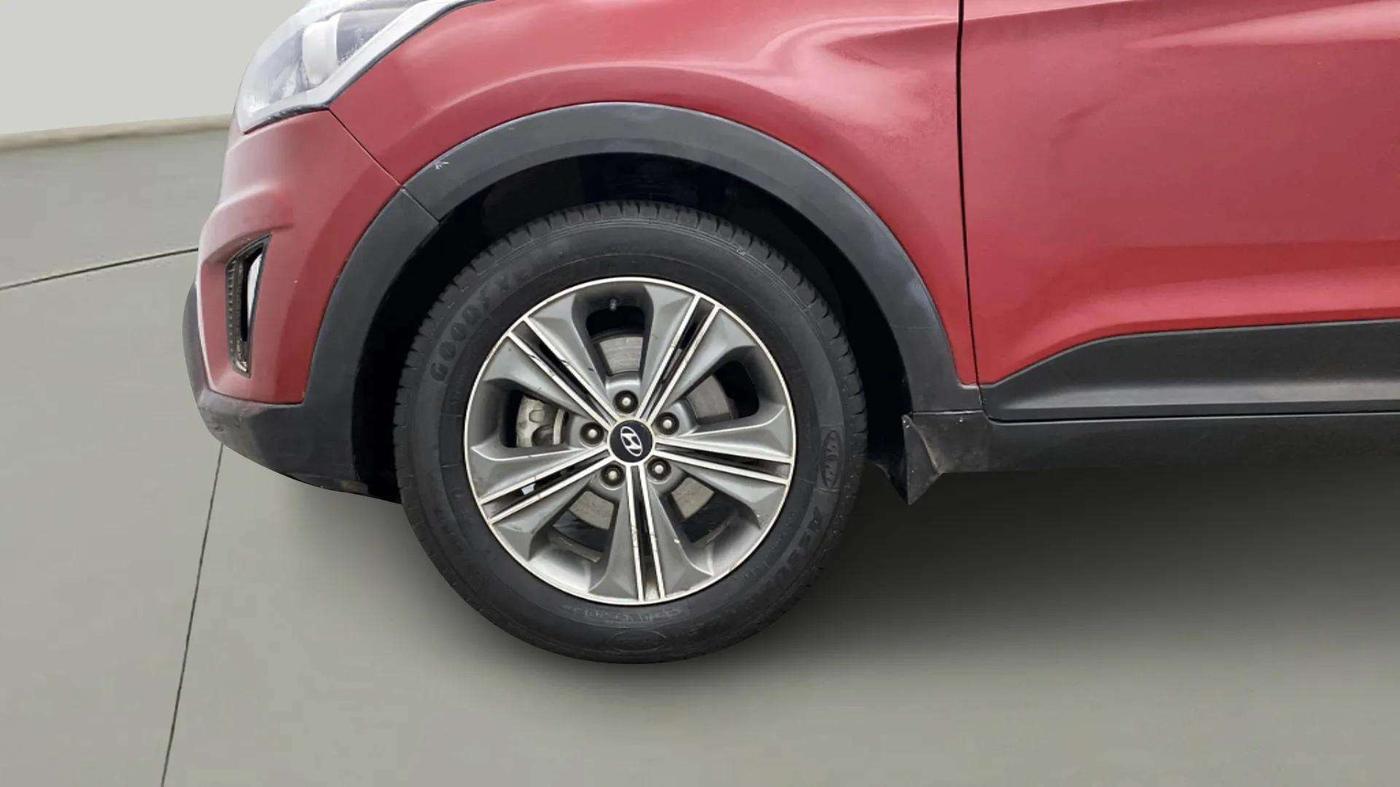 2017 Hyundai Creta SX PLUS AT 1.6 PETROL, Petrol, Automatic, 54,816 km, Left Front Wheel