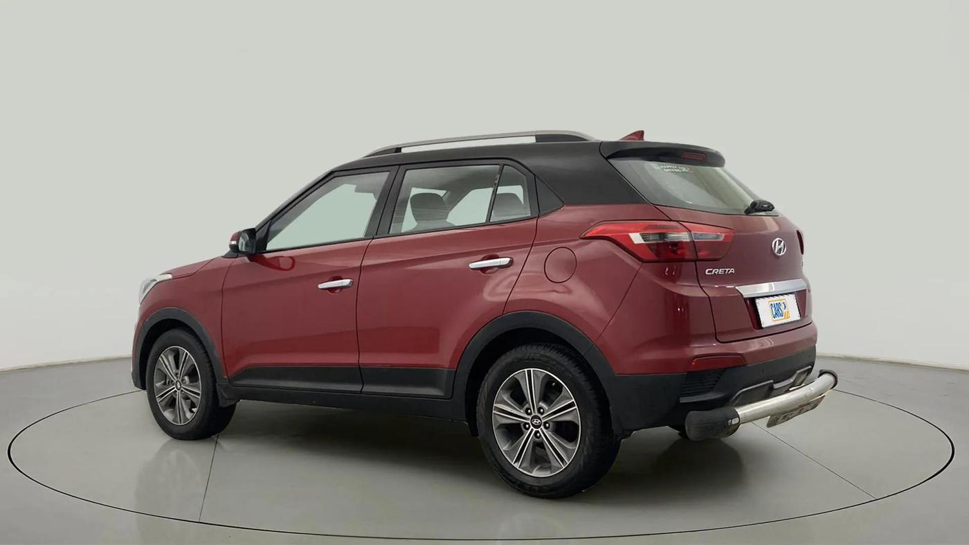 2017 Hyundai Creta SX PLUS AT 1.6 PETROL, Petrol, Automatic, 54,816 km, Left Back Diagonal