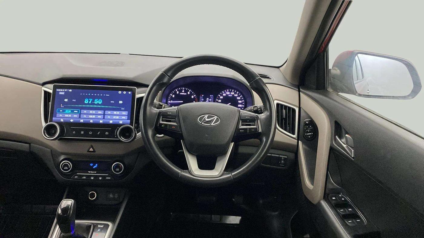 2017 Hyundai Creta SX PLUS AT 1.6 PETROL, Petrol, Automatic, 54,816 km, Steering Wheel Close Up