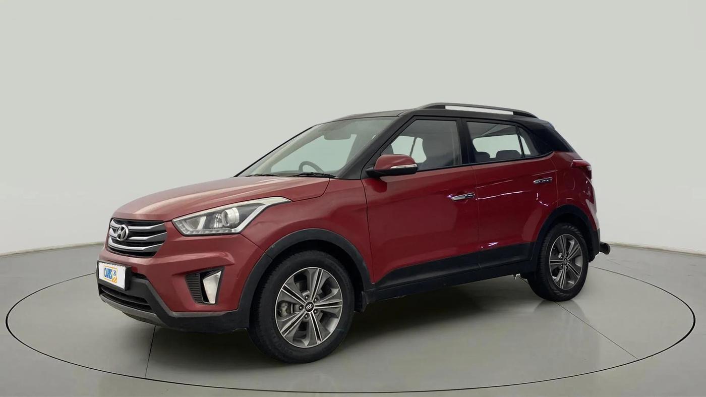 2017 Hyundai Creta SX PLUS AT 1.6 PETROL, Petrol, Automatic, 54,816 km, Left Front Diagonal