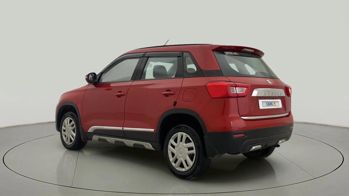 2020 Maruti Vitara Brezza VXI AT SHVS, Petrol, Automatic, 53,893 km, Left Back Diagonal
