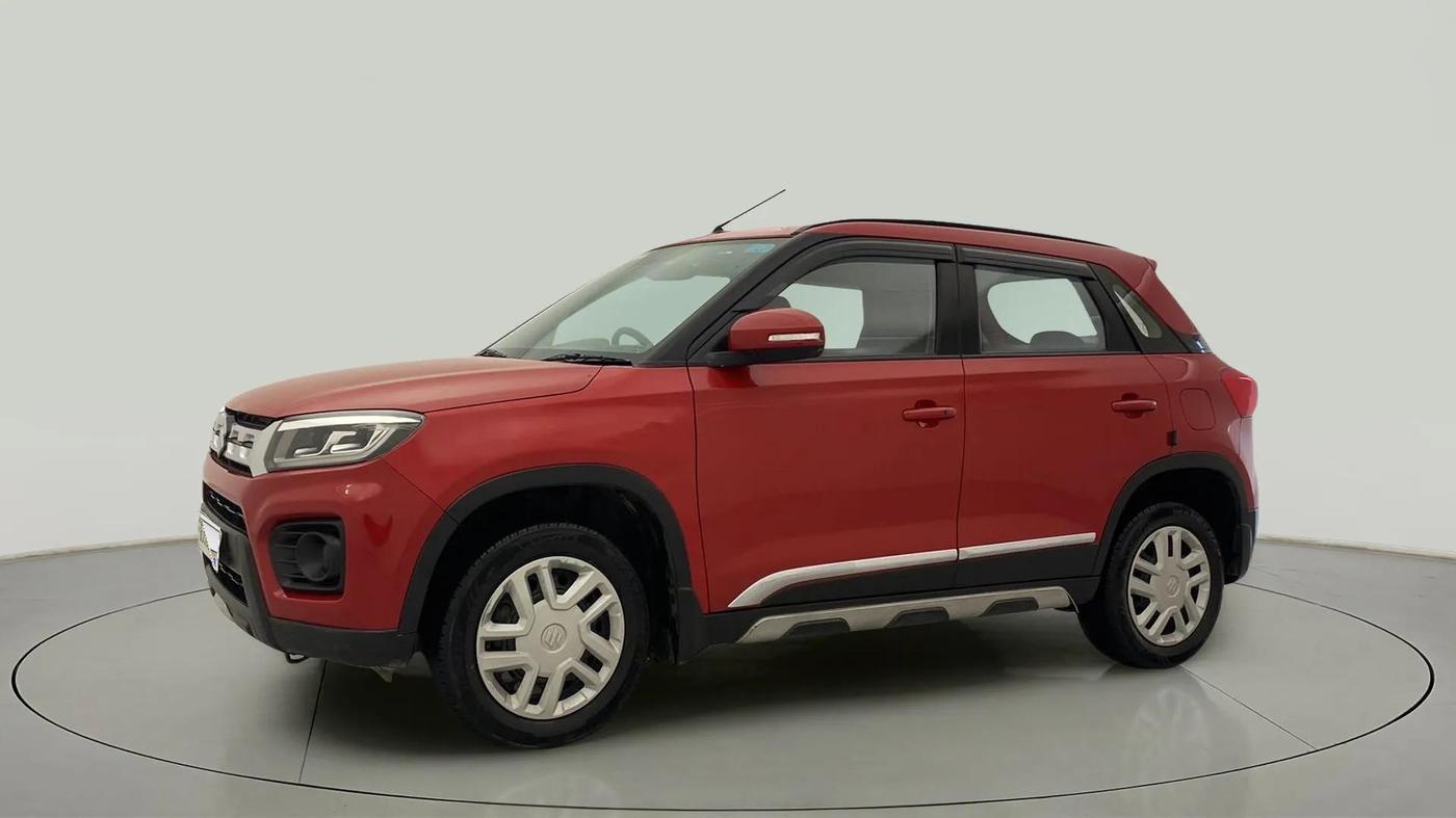 2020 Maruti Vitara Brezza VXI AT SHVS, Petrol, Automatic, 53,893 km, Left Front Diagonal