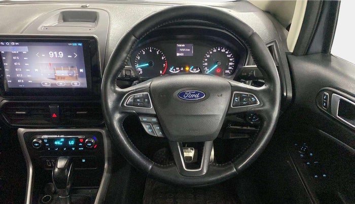 2018 Ford Ecosport TITANIUM + 1.5L PETROL AT, Petrol, Automatic, 73,692 km, Steering Wheel Close Up