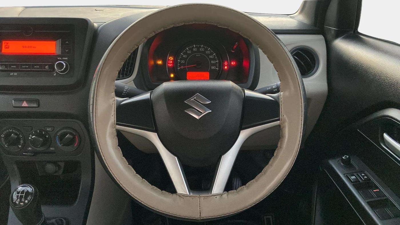 2019 Maruti New Wagon-R VXI 1.0, Petrol, Manual, 25,959 km, Steering Wheel Close Up