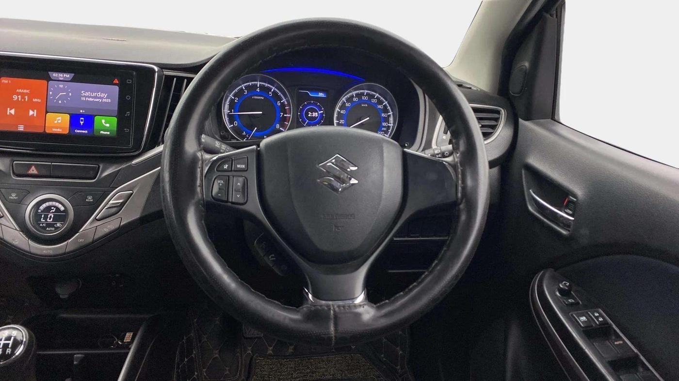 2021 Maruti Baleno ZETA PETROL 1.2, Petrol, Manual, 50,393 km, Steering Wheel Close Up