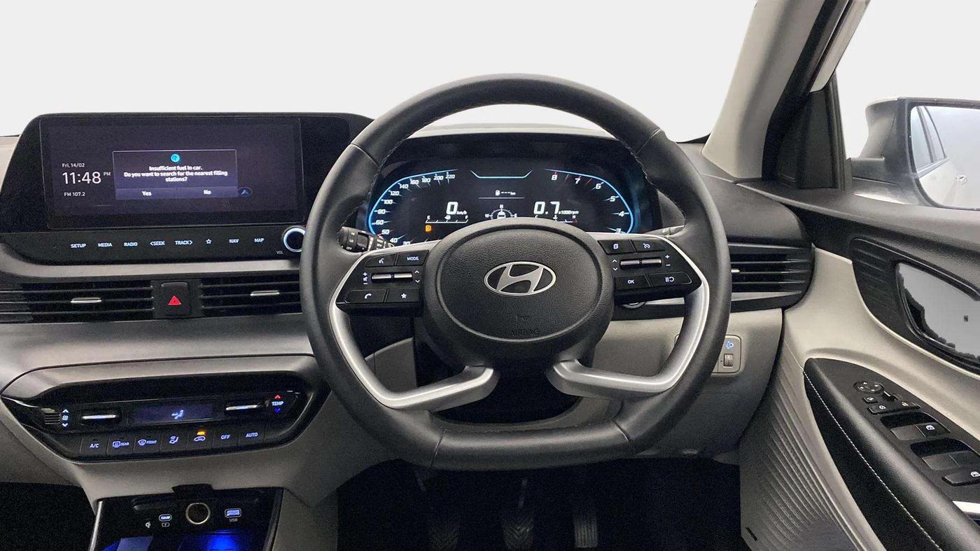 2024 Hyundai NEW I20 ASTA (O) 1.2 MT, Petrol, Manual, 7,736 km, Steering Wheel Close Up
