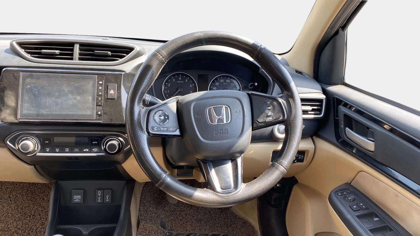 2018 Honda Amaze 1.2L I-VTEC VX, CNG, Manual, 69,209 km, Steering Wheel Close Up
