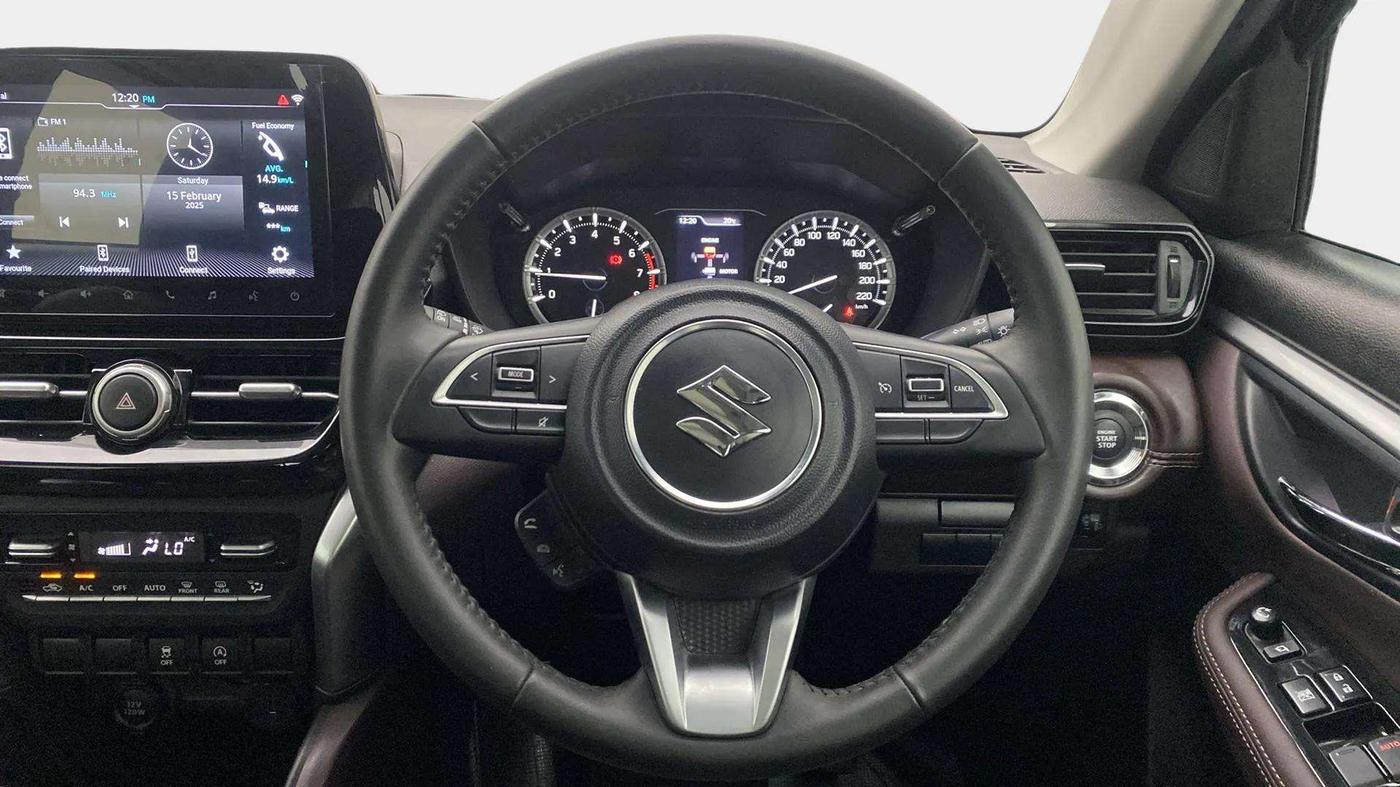 2023 Maruti Grand Vitara ALPHA SMART HYBRID, Petrol, Manual, 14,334 km, Steering Wheel Close Up