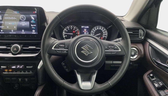 2023 Maruti Grand Vitara ALPHA SMART HYBRID, Petrol, Manual, 14,193 km, Steering Wheel Close Up