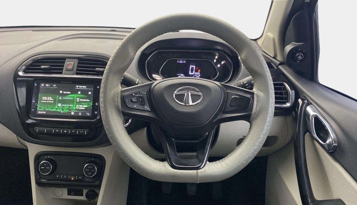 2022 Tata TIGOR XZ PLUS CNG, CNG, Manual, 38,396 km, Steering Wheel Close Up