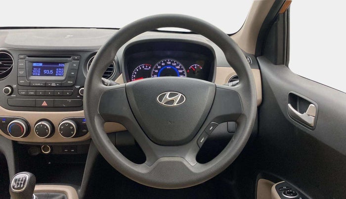 2014 Hyundai Grand i10 SPORTZ 1.2 KAPPA VTVT, Petrol, Manual, 20,817 km, Steering Wheel Close Up