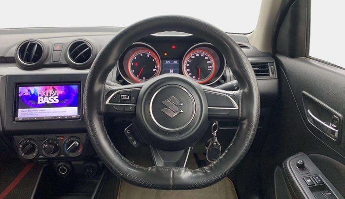 2020 Maruti Swift VXI AMT, Petrol, Automatic, 69,970 km, Steering Wheel Close Up