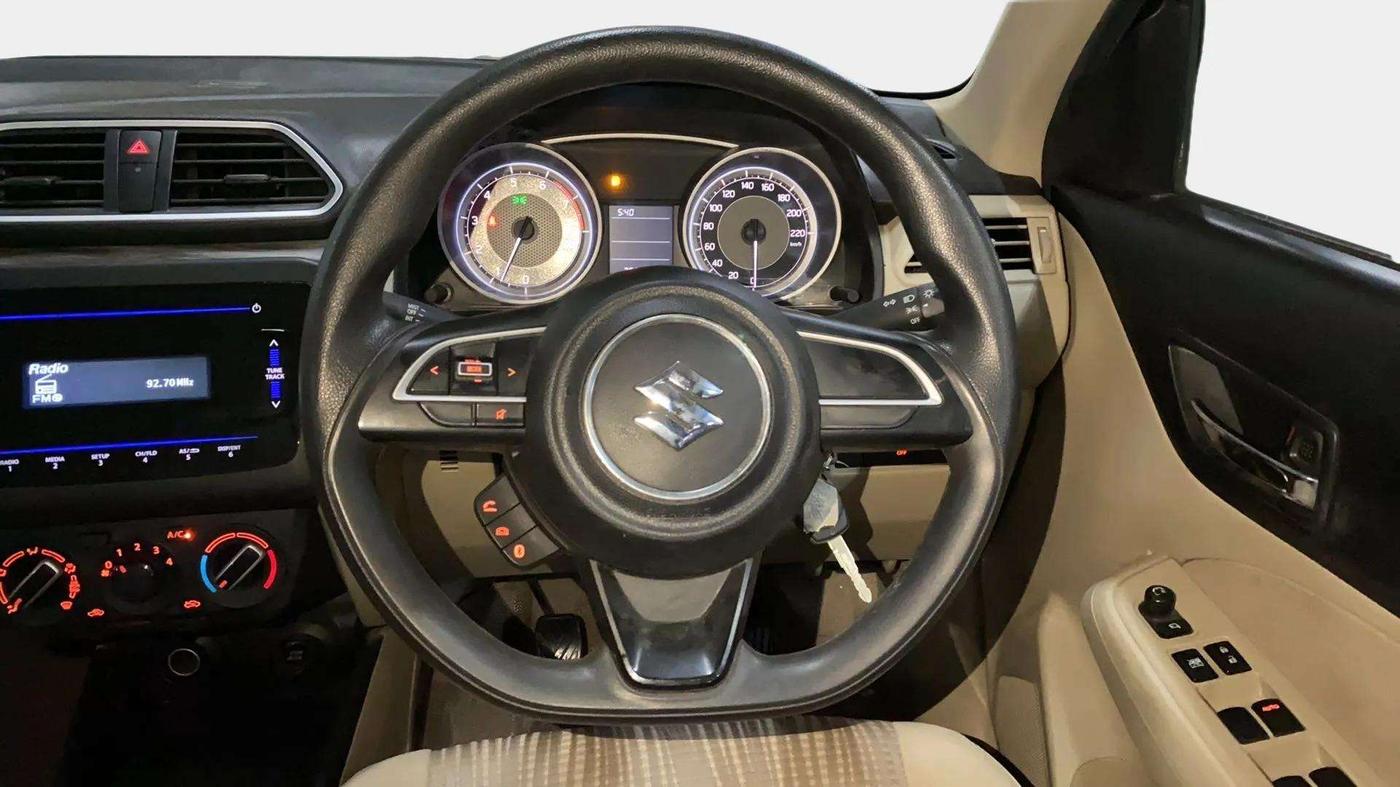 2021 Maruti Dzire VXI, Petrol, Manual, 26,001 km, Steering Wheel Close Up