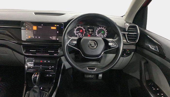 2022 Skoda KUSHAQ STYLE 1.0L TSI AT (6 AIRBAGS), Petrol, Automatic, 18,071 km, Steering Wheel Close Up