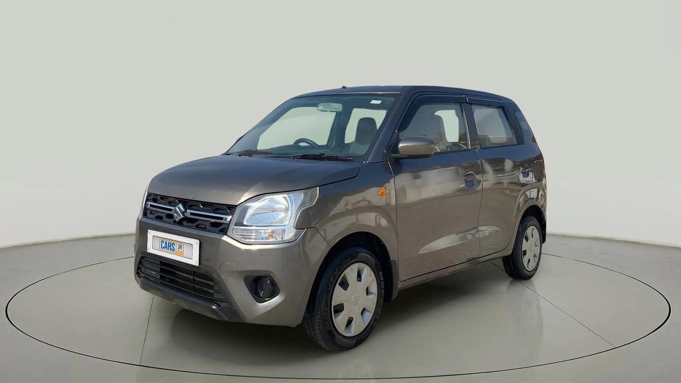 2019 Maruti New Wagon-R VXI 1.0, Petrol, Manual, 38,237 km, Left Front Diagonal