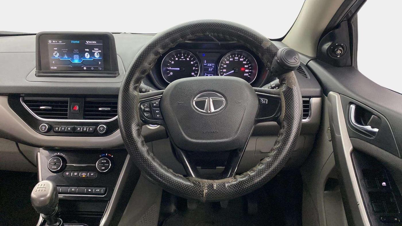2019 Tata NEXON XZ PLUS PETROL, Petrol, Manual, 63,962 km, Steering Wheel Close Up