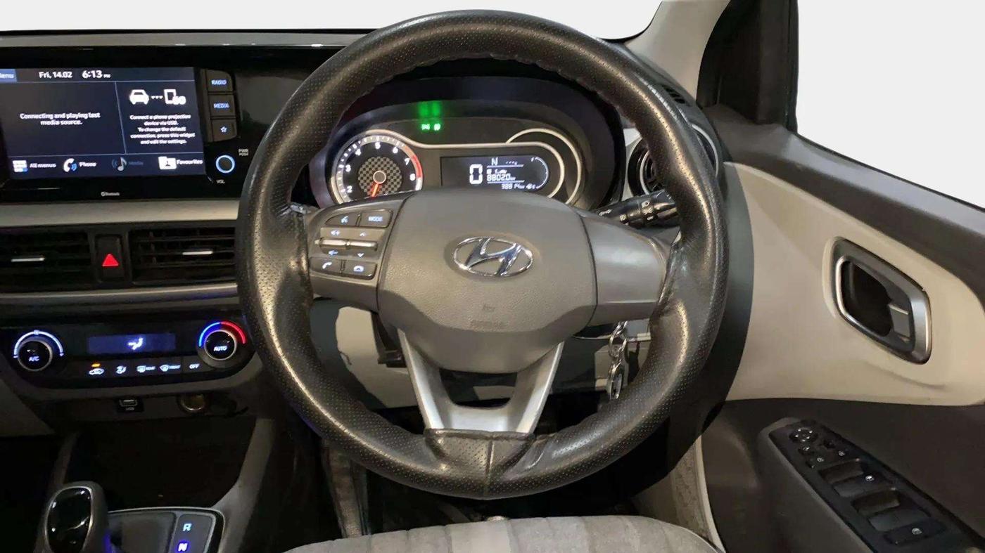 2021 Hyundai GRAND I10 NIOS SPORTZ AMT 1.2 KAPPA VTVT, Petrol, Automatic, 38,796 km, Steering Wheel Close Up