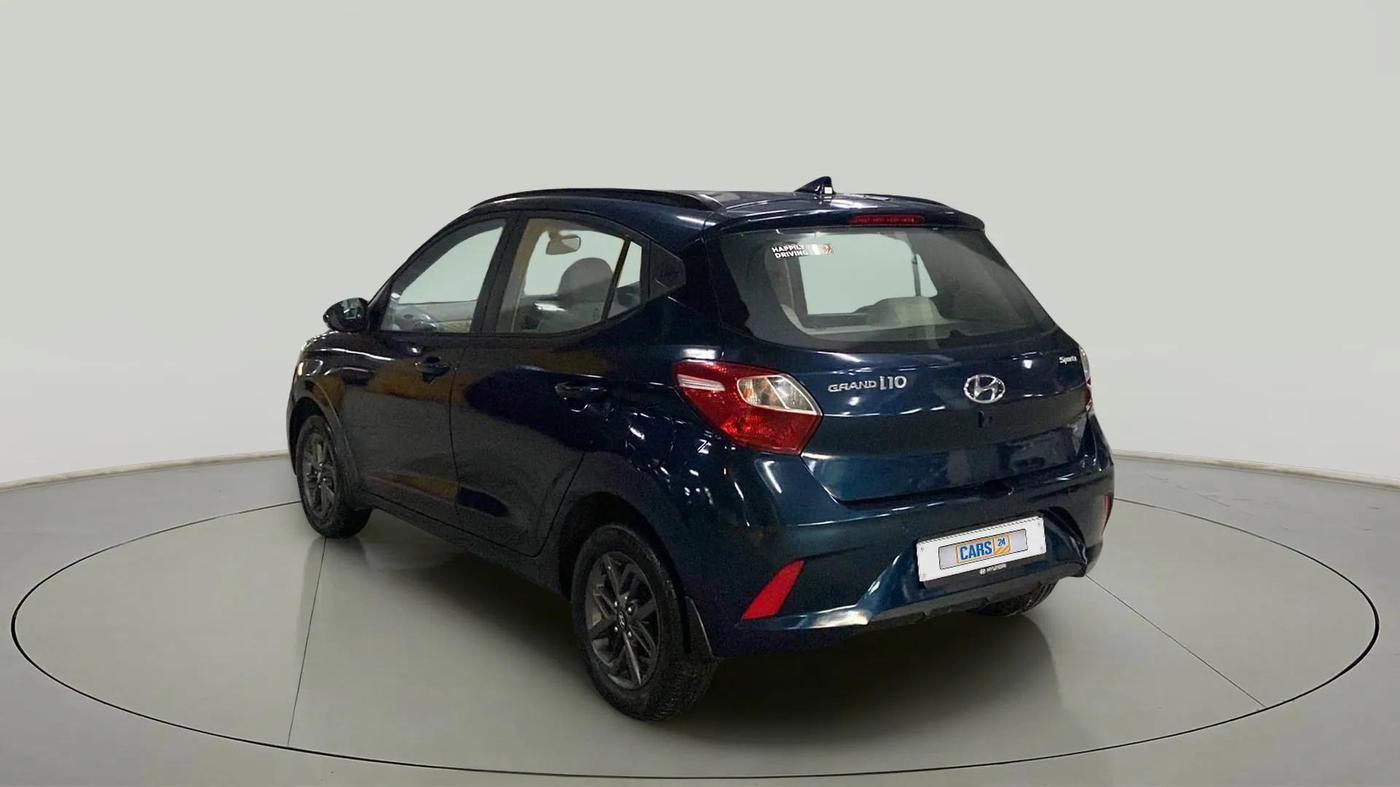 2021 Hyundai GRAND I10 NIOS SPORTZ AMT 1.2 KAPPA VTVT, Petrol, Automatic, 38,796 km, Left Back Diagonal
