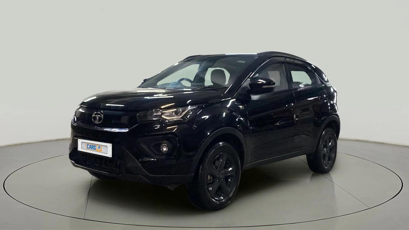 2023 Tata NEXON XZ PLUS PETROL SUNROOF DARK EDITION, Petrol, Manual, 36,511 km, Left Front Diagonal
