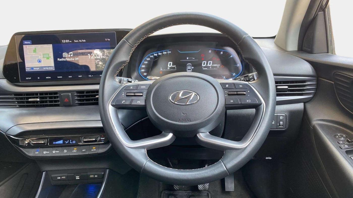 2021 Hyundai NEW I20 ASTA (O) 1.5 CRDI MT, Diesel, Manual, 35,072 km, Steering Wheel Close Up