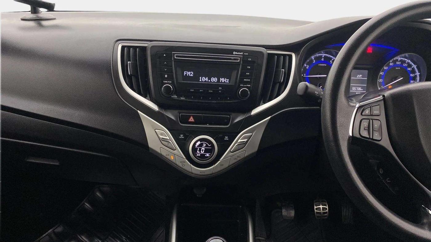 2017 Maruti Baleno DELTA PETROL 1.2, Petrol, Manual, 55,747 km, Air Conditioner